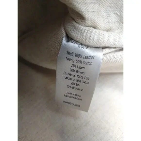 Mark And Graham Brown Leather Brooklyn Carryall Satchel Bag - Picture 9 of 9